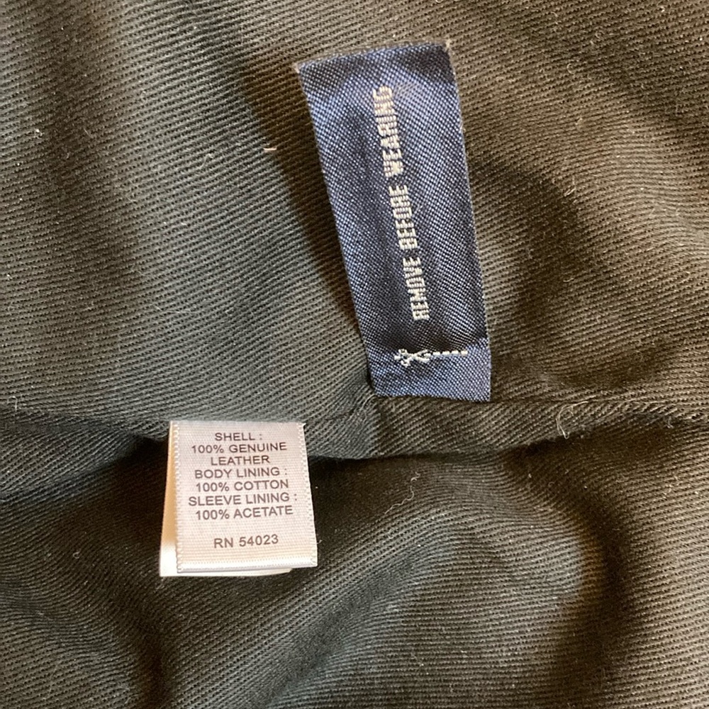 Black Leather Jacket - Picture 3 of 4
